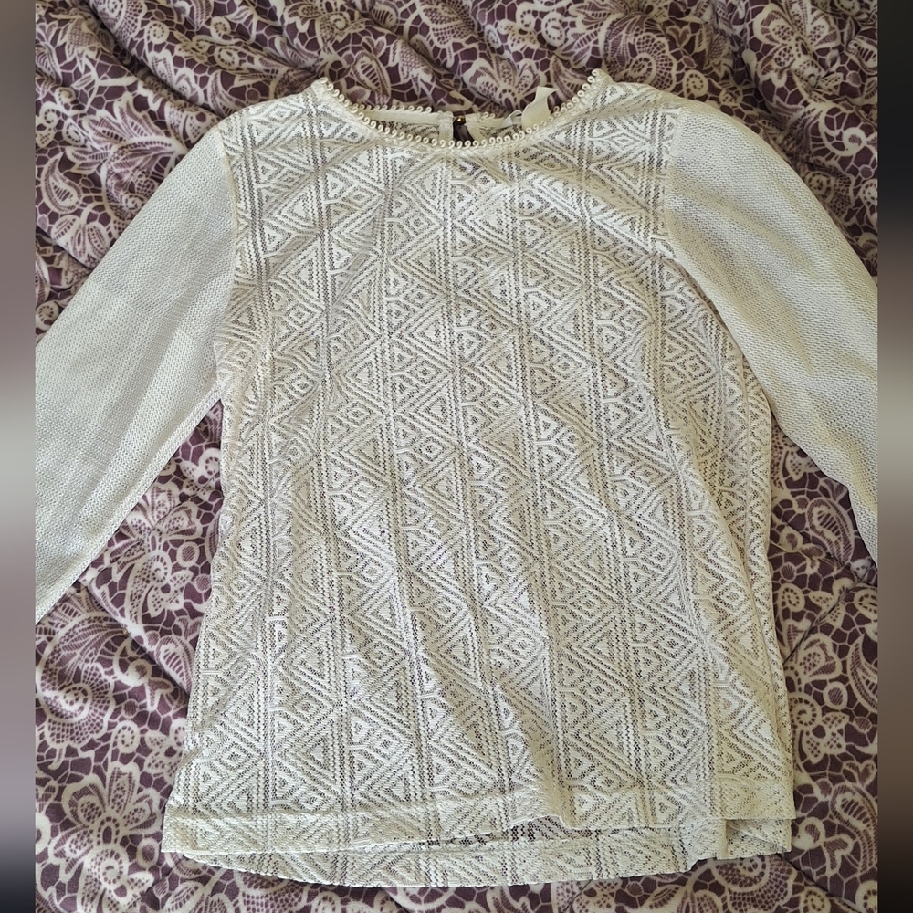H&M lace, see through top